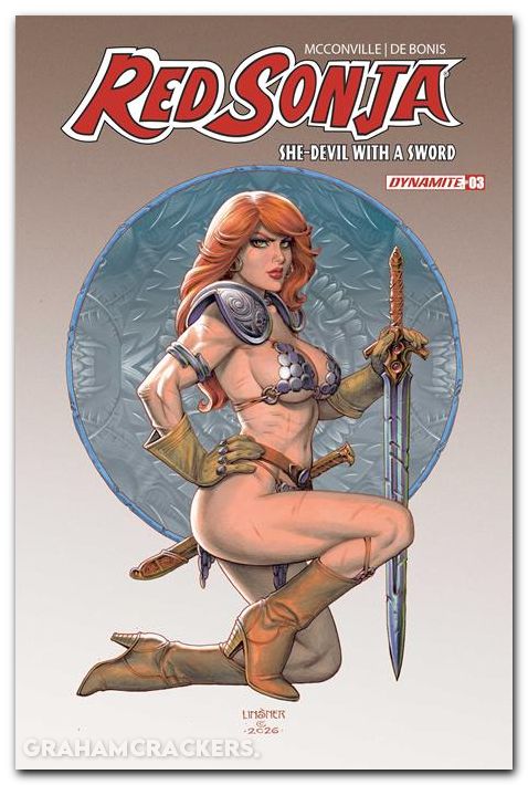 Red Sonja She Devil With A Sword #3 (2026) cover c linsner variant