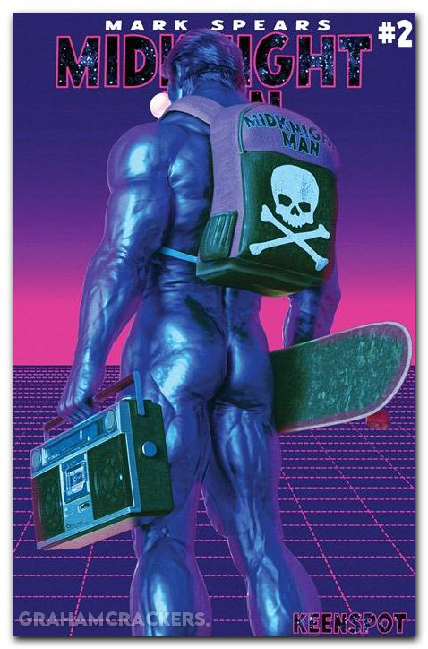 Mark Spears Midknight Man #2 (2026) cover e spears electric blue variant