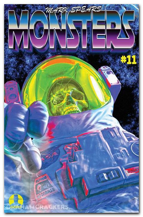 Mark Spears Monsters #11 cover f spears gitd spaceman variant