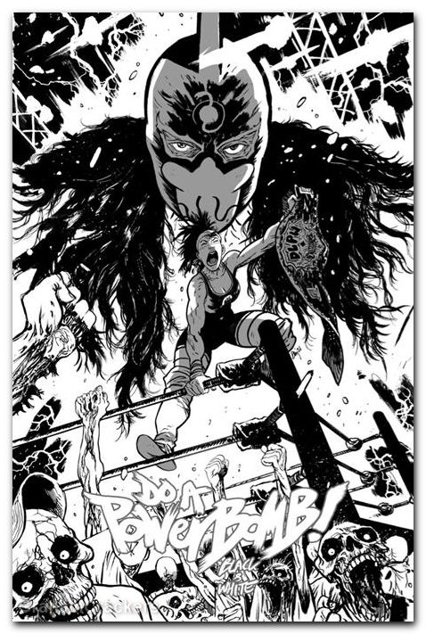 Do A Powerbomb Black And White #1 (2026) cover b johnson variant