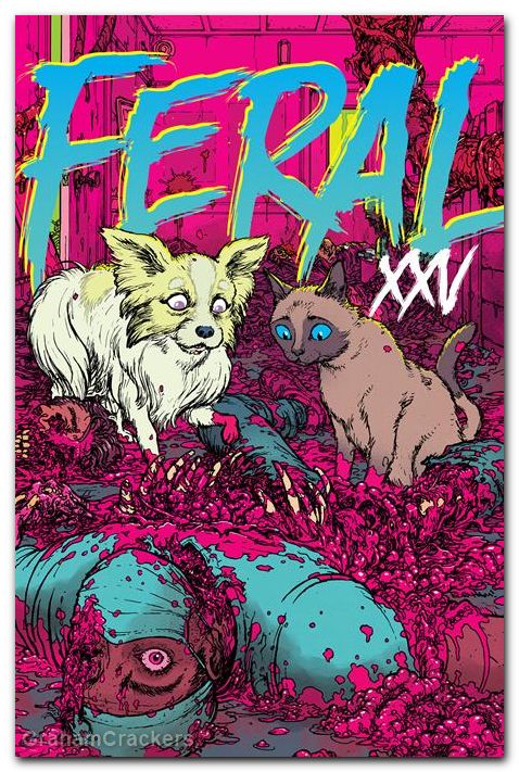 Feral #25 cover c burnham variant