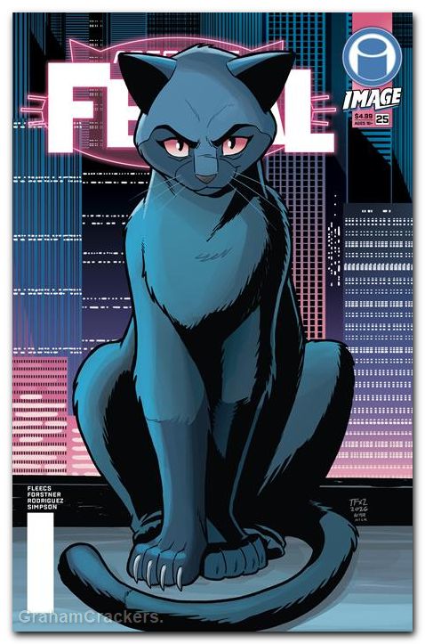 Feral #25 cover h fleecs absolute batman homage variant