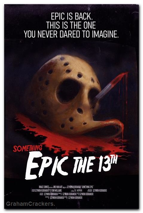 Something Epic #13 cover c kudranski friday the 13th homage variant