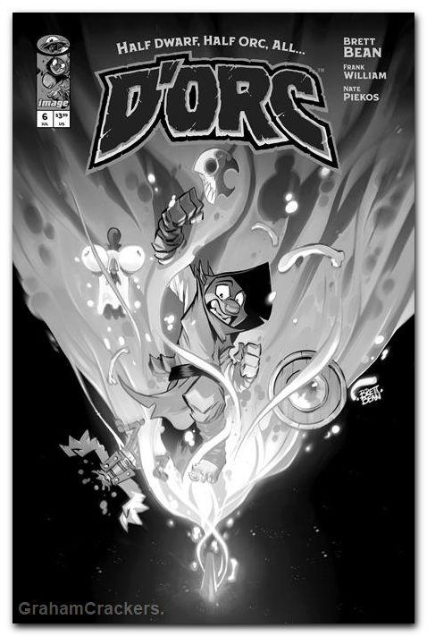 DORC #6 (2026) cover c bean b&w variant