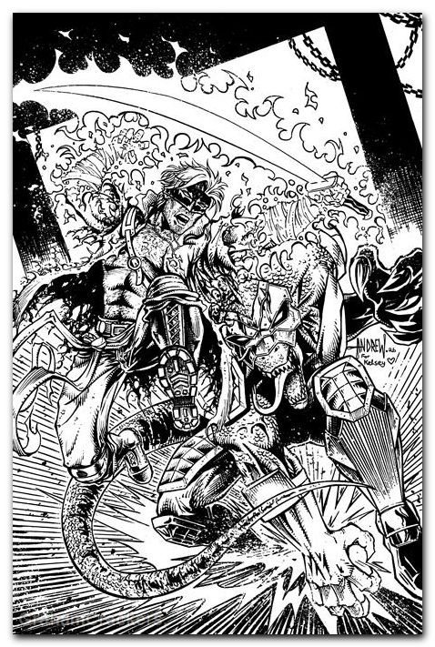 Final Boss #8 (2025) cover d mangum b&w virgin variant