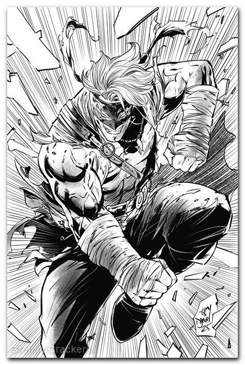 Final Boss #8 (2025) cover f daniel b&w foil virgin variant