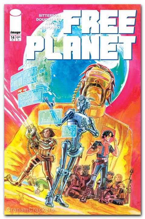 Free Planet #14 (2025) cover b dougherty variant