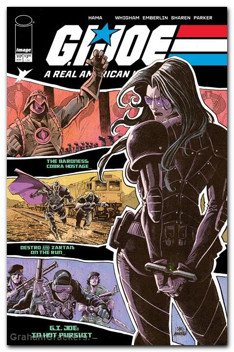 GI Joe A Real American Hero #117 (1982) hama files edition cover b mooneyham variant