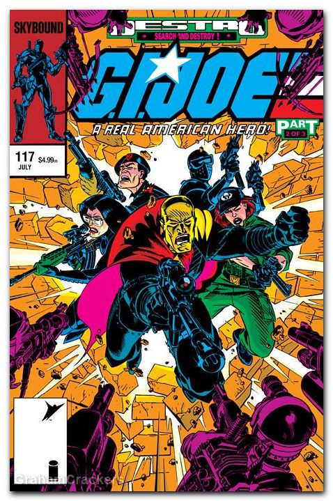 GI Joe A Real American Hero #117 (1982) hama files edition cover c golden foil variant