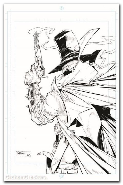 Gunslinger Spawn #56 cover b barberi raw art variant