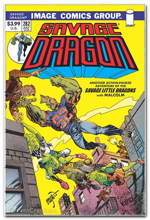 Savage Dragon #282 (1993) cover b larsen variant