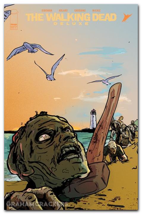 Walking Dead Deluxe #140 cover c kangas connecting variant