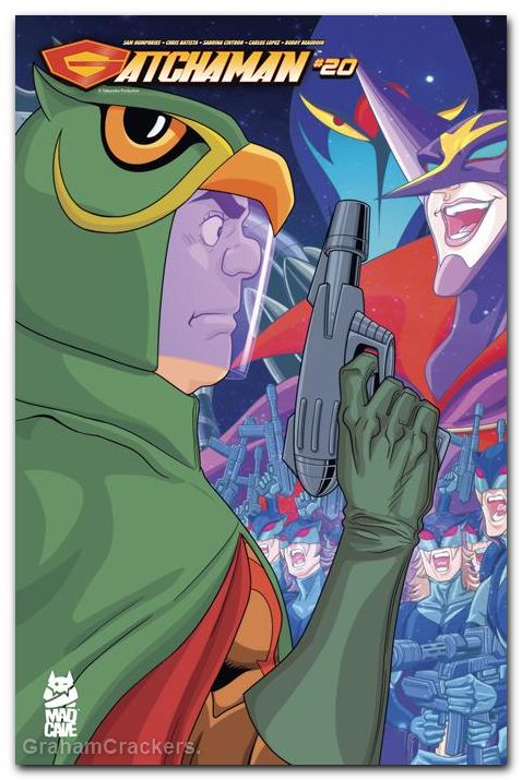 Gatchaman #20 cover b batista connecting variant