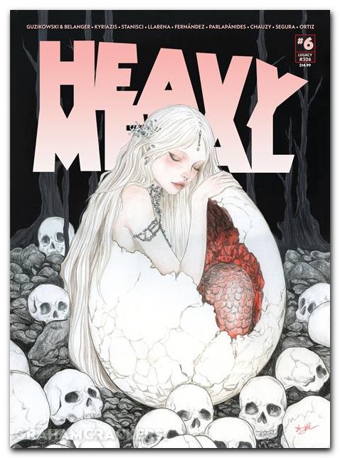 Heavy Metal Magazine #6 (2025) cover b jansson variant