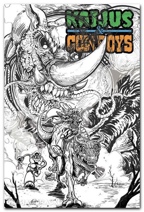 Kaijus And Cowboys #1 (2026) cover c gretsky gazbot variant