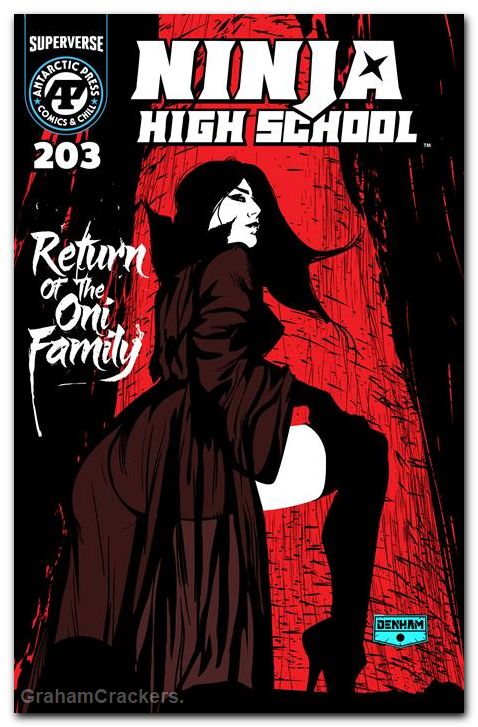 Ninja High School #203 (1994) cover a