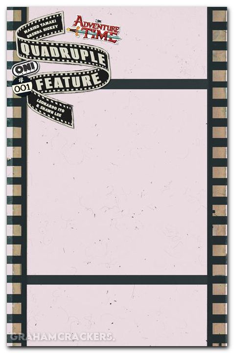 Adventure Time Quadruple Feature #1 (2026) cover c celluloid blank variant