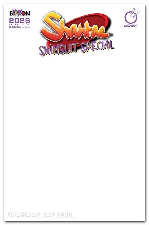 Shantae Swimsuit Special #1 (2026) cover c blank variant