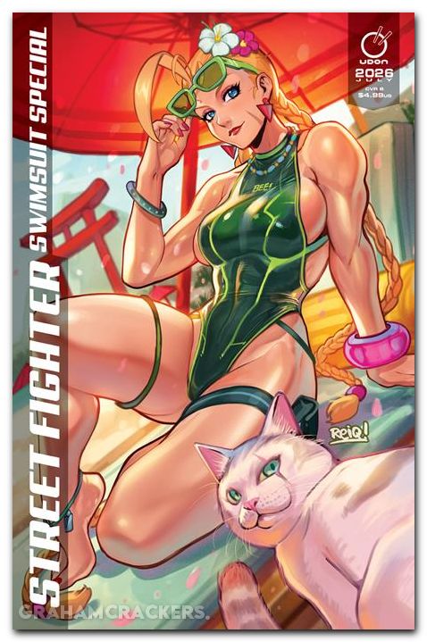 Street Fighter Swimsuit Special #1 (2026) cover b reiq cat variant
