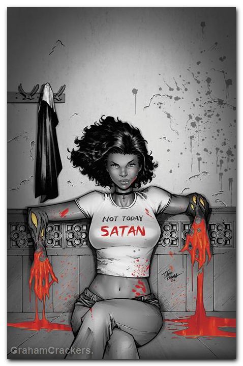 Excommunicated #3 (2026) cover d palma b&w virgin variant