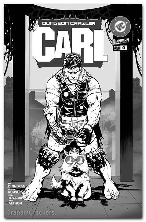 Dungeon Crawler Carl Special Edition #0 (2026) cover b gooden absolute batman homage b&w variant