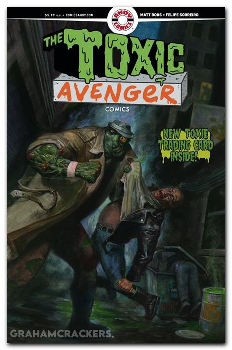 Toxic Avenger #2 (2025) cover d harper exclusive trading card variant