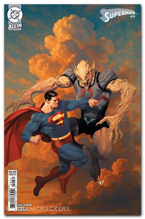 Superman #29 (2023) cover c olivetti variant