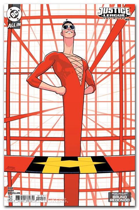 Justice League Unlimited #10 (2024) cover e redondo artist spotlight variant