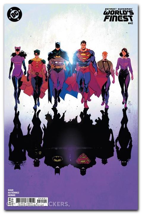 Batman Superman Worlds Finest #42 (2022) cover c gutierrez variant