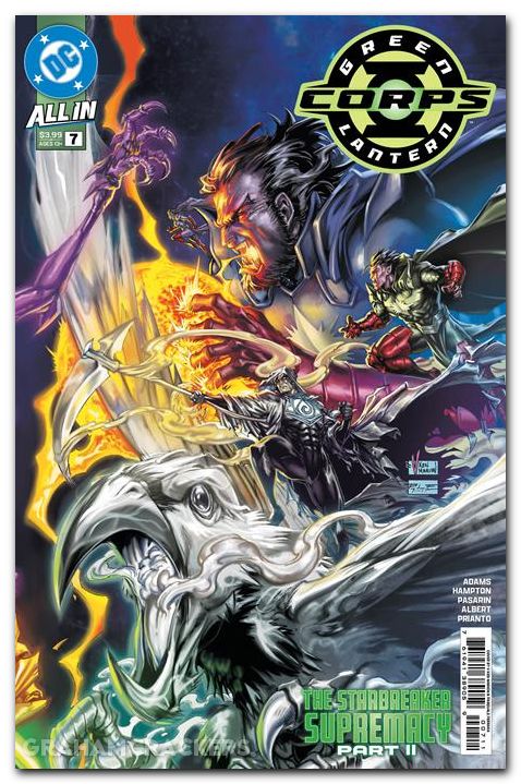 Green Lantern Corps #7 (2025) cover a