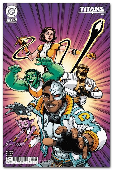 Titans #26 (2023) cover b burnham variant