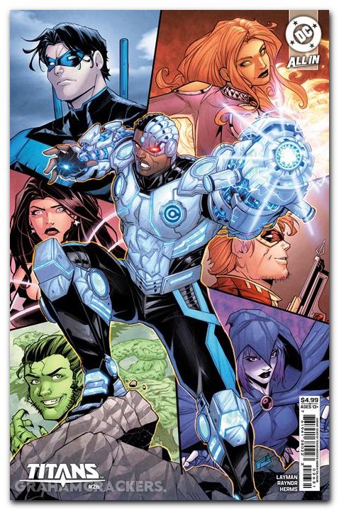 Titans #26 (2023) cover c mercer variant