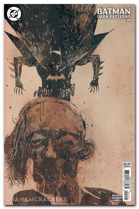 Batman Dark Patterns #9 (2024) cover b wood variant