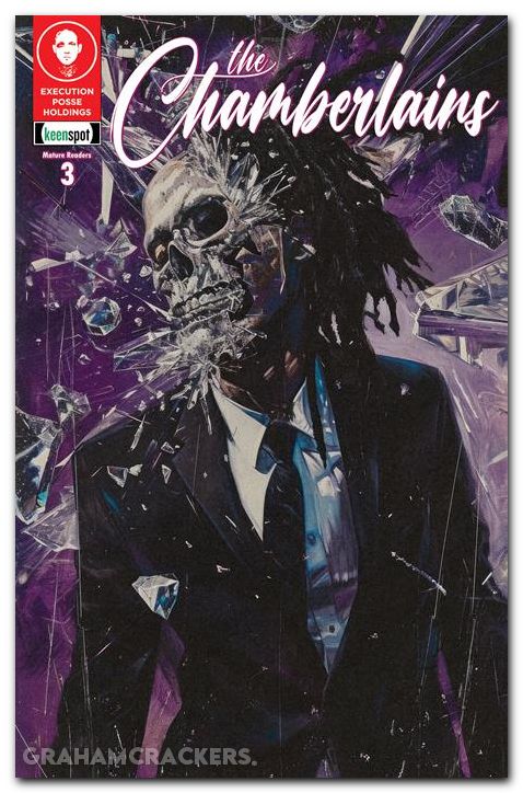 Chamberlains #3 cover b skull shattered skull variant