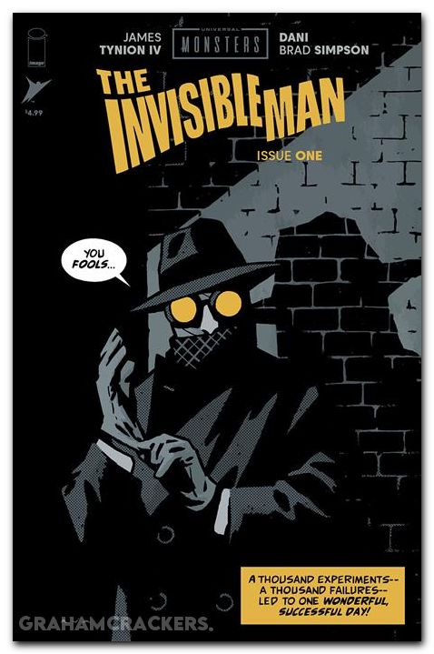 Universal Monsters The Invisible Man #1 (2025) cover c aja variant