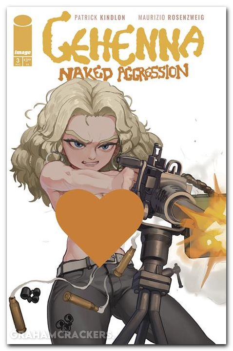 Gehenna Naked Aggression #3 (2025) cover c rifleman polybagged variant