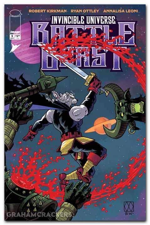 Invincible Universe Battle Beast #5 (2025) cover e wagner variant