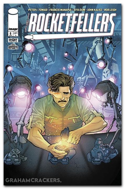 Rocketfellers #8 (2024) cover a