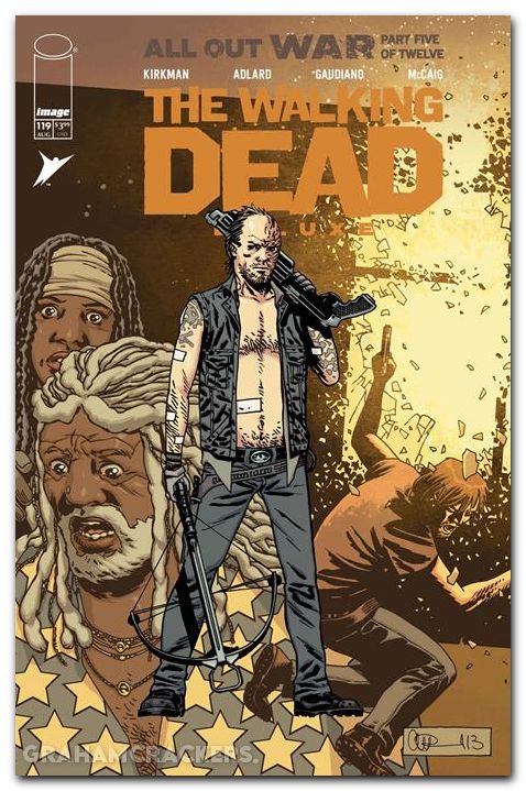 Walking Dead Deluxe #119 cover b adlard variant