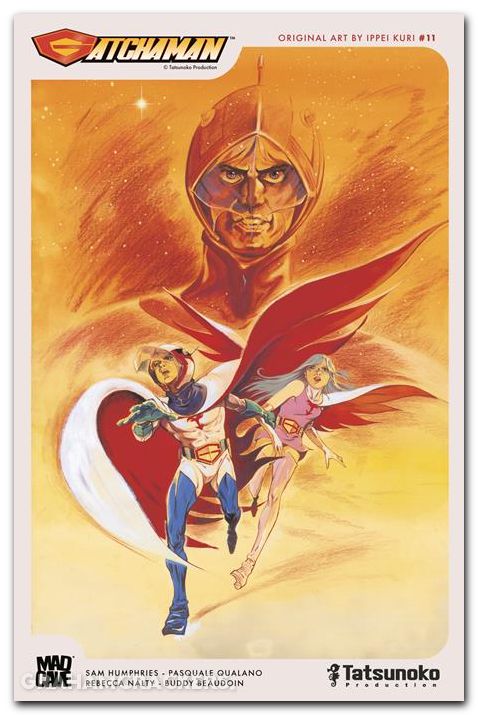 Gatchaman #11 cover b kuri classic tasunoko art theme variant