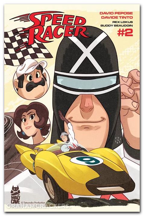 Speed Racer #2 (2025) cover b galloway retro manga variant