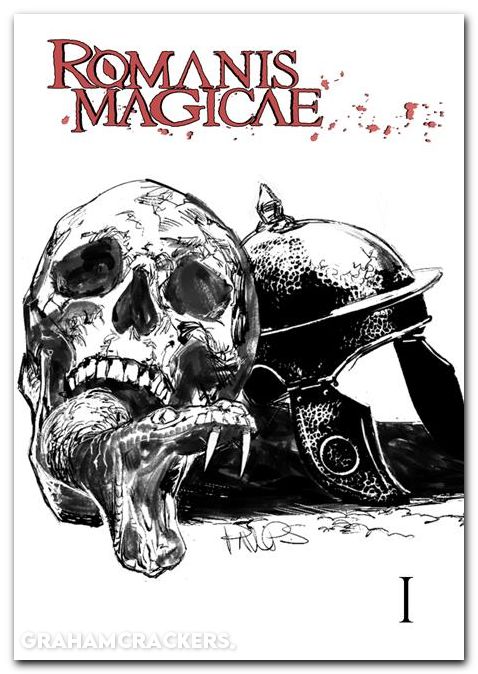 Romanis Magicae #1 (2025) cover b smith bw&r variant