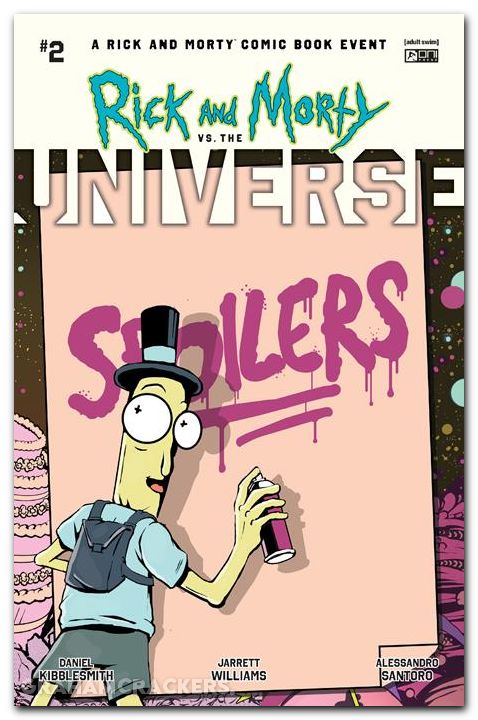 Rick And Morty Vs The Universe #2 (2025) cover c flops interlocking variant