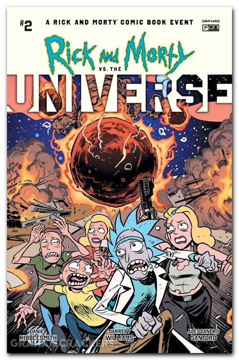 Rick And Morty Vs The Universe #2 (2025) cover d fowler event variant