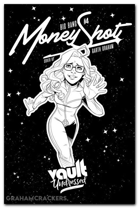 Money Shot Big Bang #4 (2025) cover e graham nsfw black bag variant