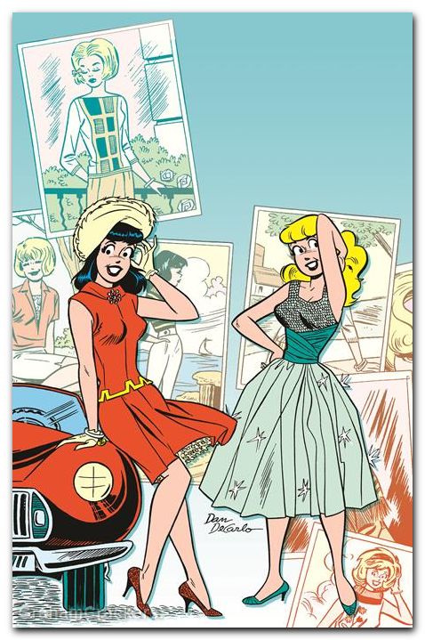 Archie Comics 85th Anniversary Presents Betty And Veronica Fashion Pages #1 (2026) cover d decarlo foil virgin variant