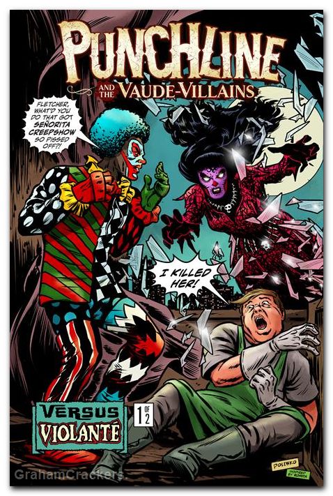 Punchline And The Vaude-Villains Vs Violante #1 (2026) cover b poliwko variant