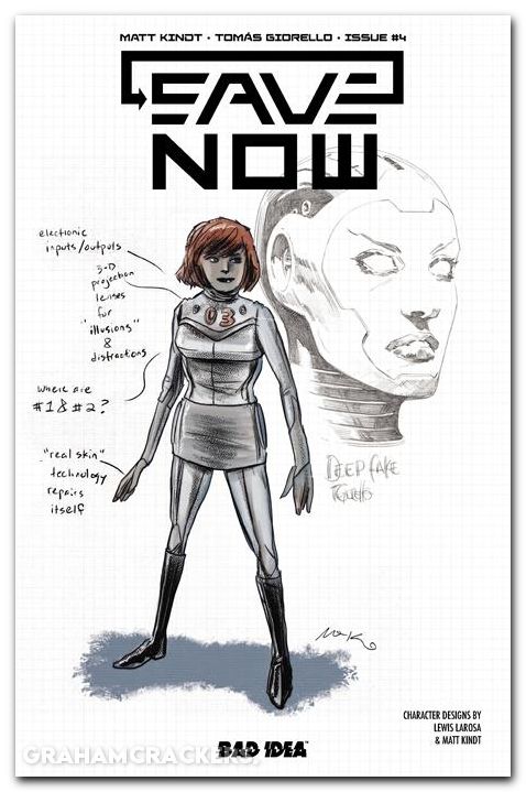 Save Now #4 (2025) cover b larosa character design variant