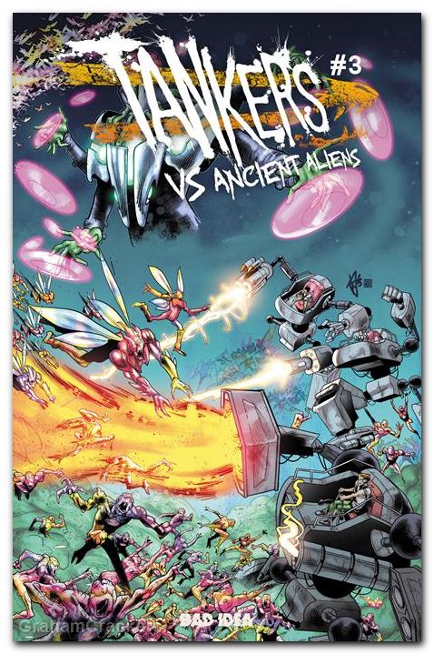 Tankers Vs Ancient Aliens #3 (2026) cover a