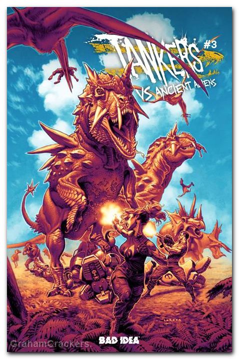 Tankers Vs Ancient Aliens #3 (2026) cover b larosa variant